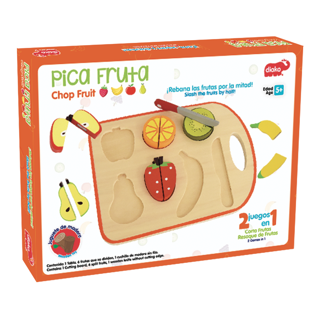 Cortador Fruta Tabla Diako Juego Mesa Pica Fruta Comida