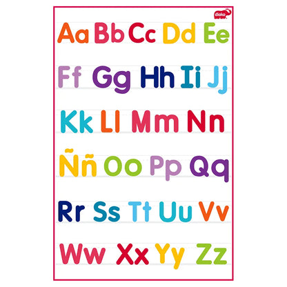 Lámina Educativa Caligrafía Abc Doble Vista Diako Letras - Diako - vista lateral