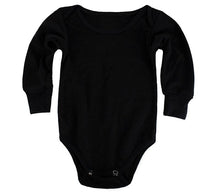 Body Bebé Negro Manga Larga - MarchanteMX