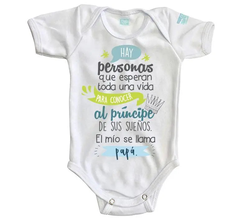 Body Bebe Se Llama Papá Manga Corta / Blanco / 6 - Coveme - empaque