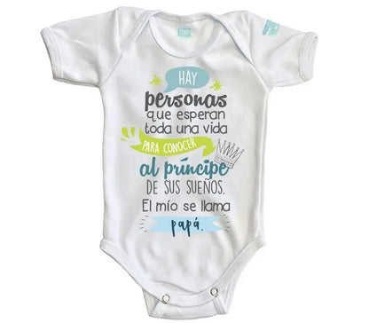Body Bebe Se Llama Papá Manga Corta / Blanco / 6 - Coveme - empaque