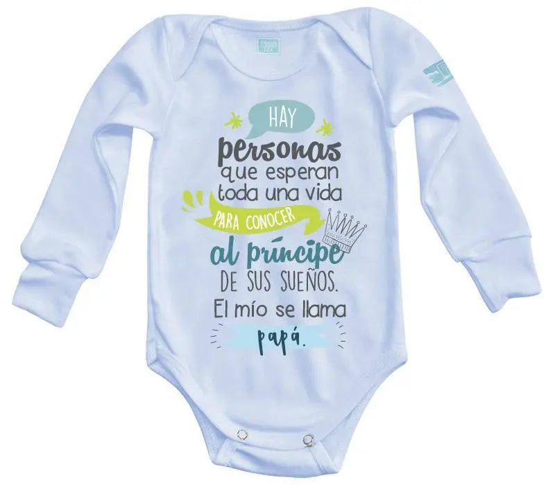 Body Bebe Se Llama Papá Manga Corta / Blanco / 6 - Coveme