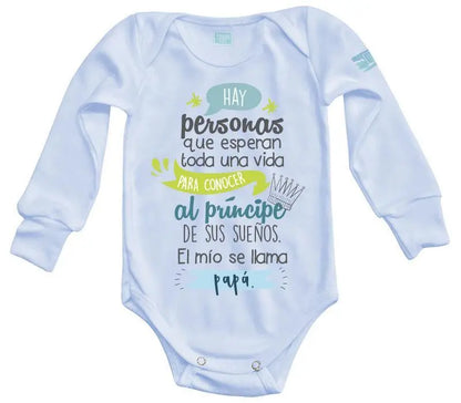 Body Bebe Se Llama Papá Manga Corta / Blanco / 6 - Coveme