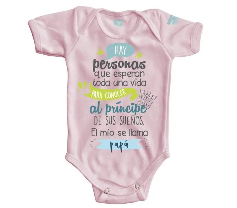 Body Bebe Se Llama Papá Manga Corta / Blanco / 6 - Coveme - vista trasera
