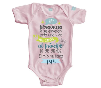 Body Bebe Se Llama Papá Manga Corta / Blanco / 6 - Coveme - vista trasera