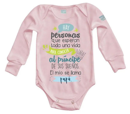 Body Bebe Se Llama Papá Manga Corta / Blanco / 6 - Coveme - vista lateral