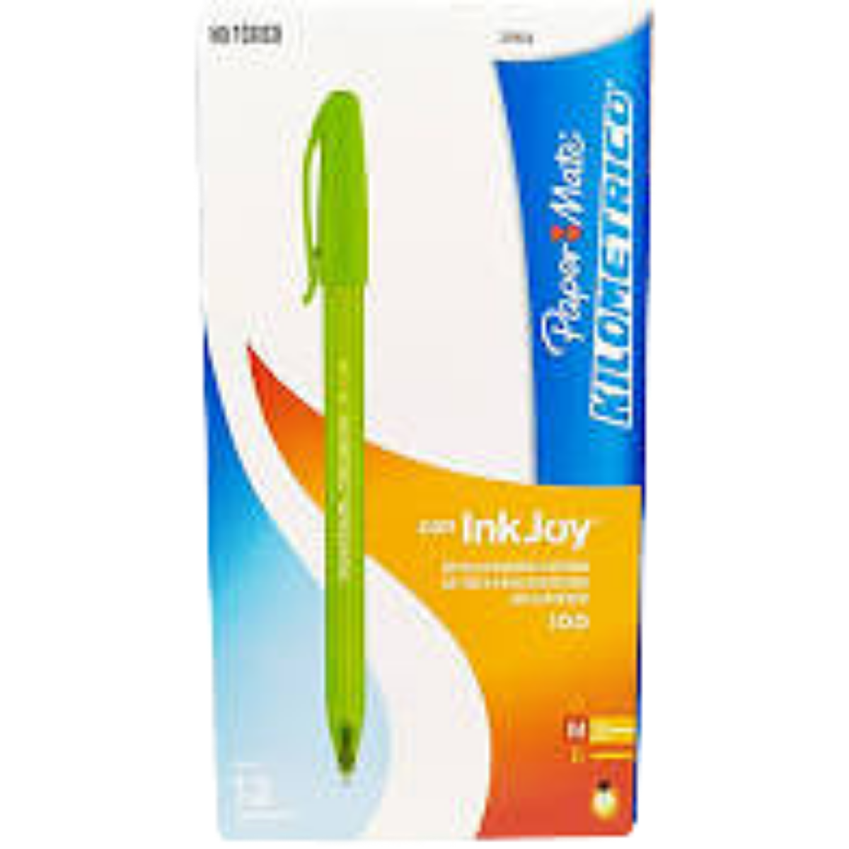 Bolígrafo Kilométrico Paper Mate Verde Limón 12 piezas - MarchanteMX