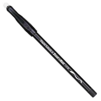 Bolígrafo Paper Mate Eraser Mate Tinta Negra 12 piezas - MarchanteMX