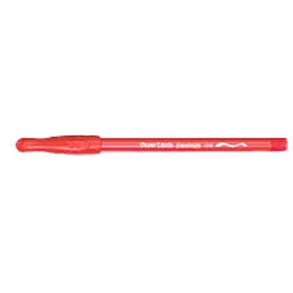 Bolígrafo Paper Mate Eraser Tinta Roja 12 piezas - MarchanteMX