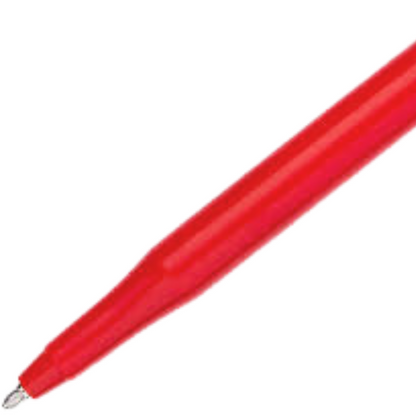 Bolígrafo Paper Mate Eraser Tinta Roja 12 piezas - MarchanteMX