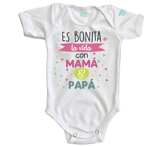 Body Bebé Bonita La Vida - MarchanteMX