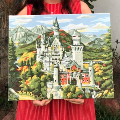 PINTA POR NUMERO 40X50 CASTILLO DE NEUSCHWANTEIN