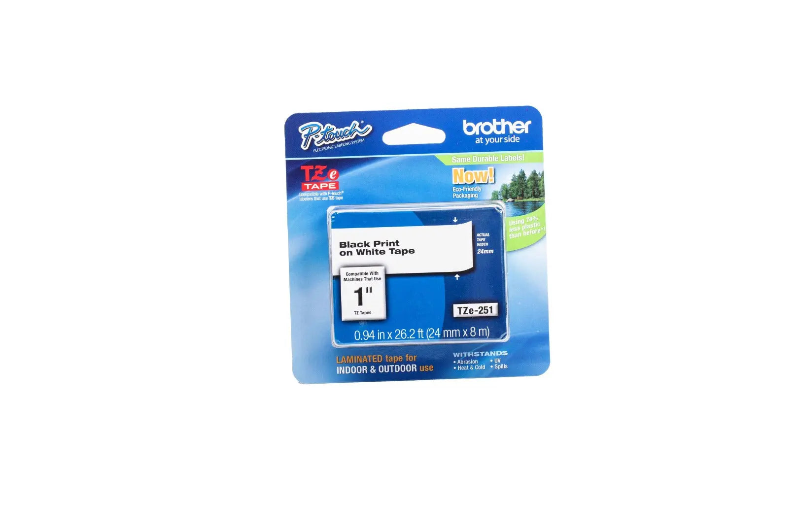Cinta Brother TZe negro sobre blanco TZe-231 - Brother - detalle