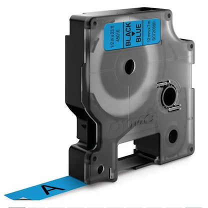 Cinta plástica Azul Tinta Negra 12mm Dymo - Dymo
