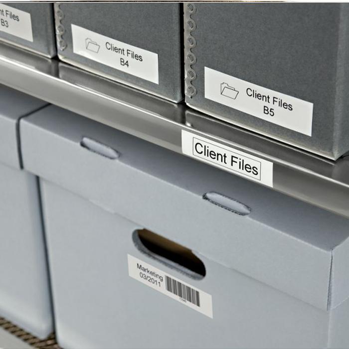 Cinta Plástica Transparente Tinta Negra 12mm Dymo - MarchanteMX