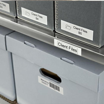 Cinta Plástica Transparente Tinta Negra 12mm Dymo - MarchanteMX