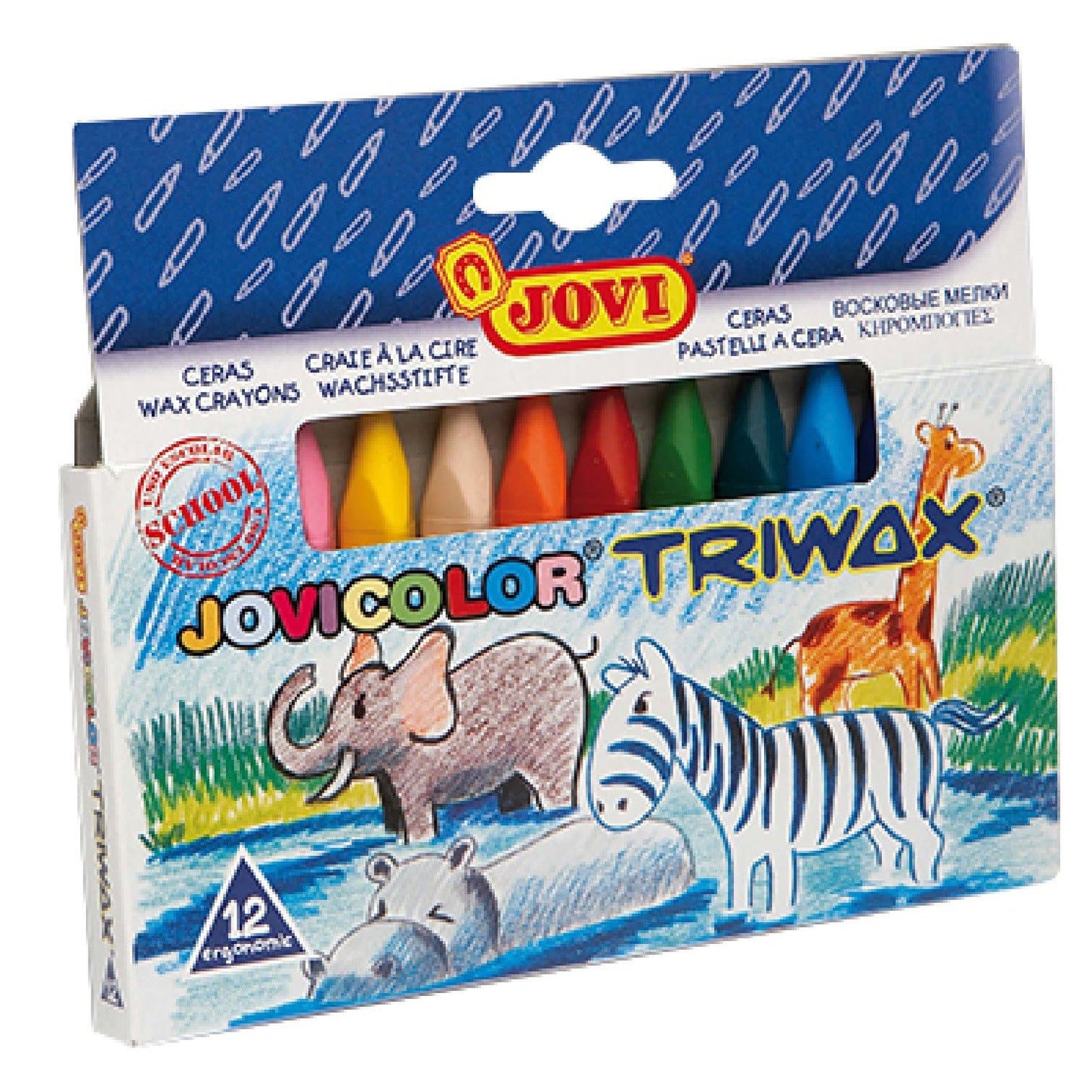 OUTLET - Caja con 12 crayolas triwax - MarchanteMX