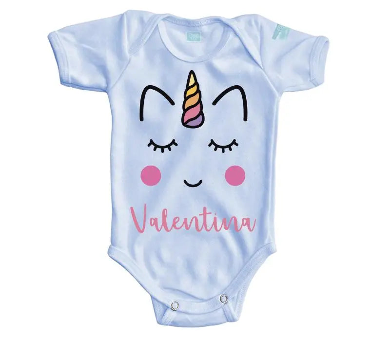 Body Bebé Cara Unicornio Niña - MarchanteMX