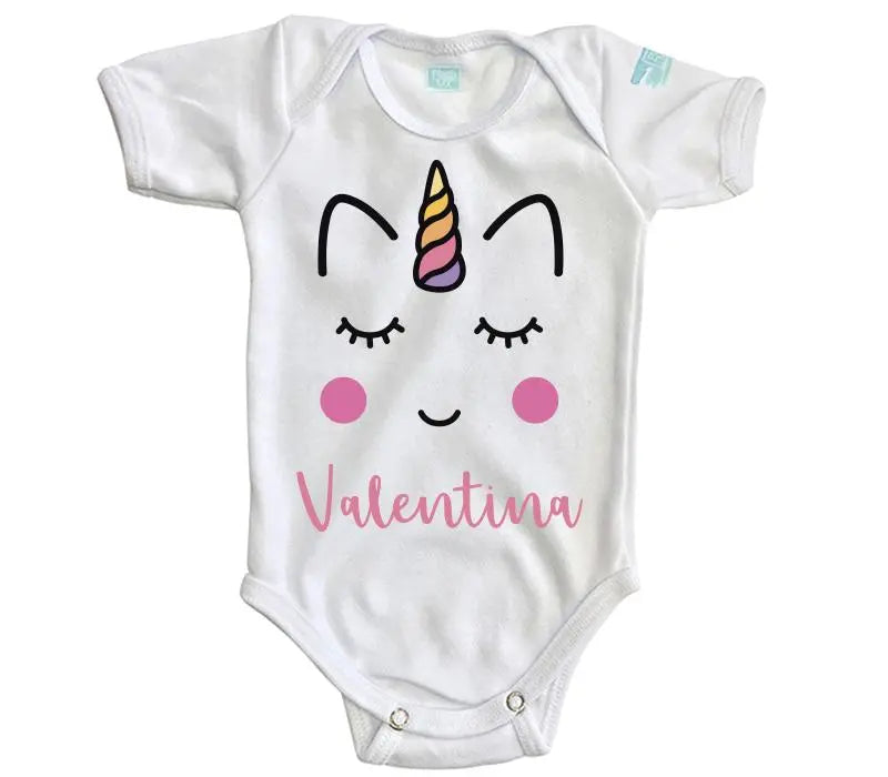 Body Bebé Cara Unicornio Niña - MarchanteMX