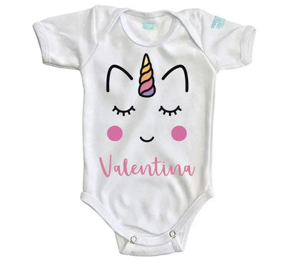 Body Bebé Cara Unicornio Niña - MarchanteMX