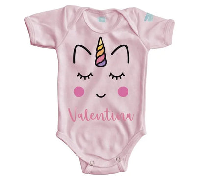 Body Bebé Cara Unicornio Niña - MarchanteMX