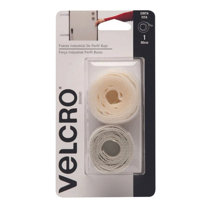 Cinta Adherible Alta resistencia VELCRO® Fuerza industrial Blanca 90 x 2.5cm - Velcro - detalle