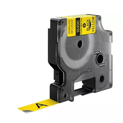 Cinta Nylon Flexible Amarillo 12mm Dymo - MarchanteMX