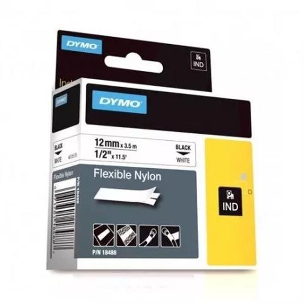 Cinta Nylon Flexible Blanca 12mm Dymo - MarchanteMX