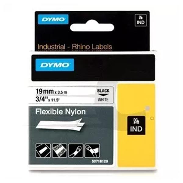 Cinta Nylon Flexible Blanca 19mm Dymo - MarchanteMX