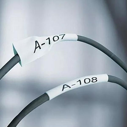 Cinta Termocontraible Blanca 12mm - MarchanteMX