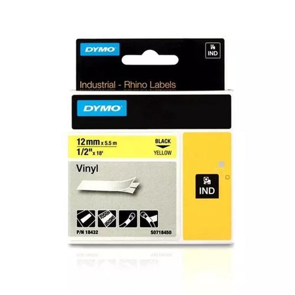 Cinta Vinilo Amarillo 12mm Dymo - MarchanteMX