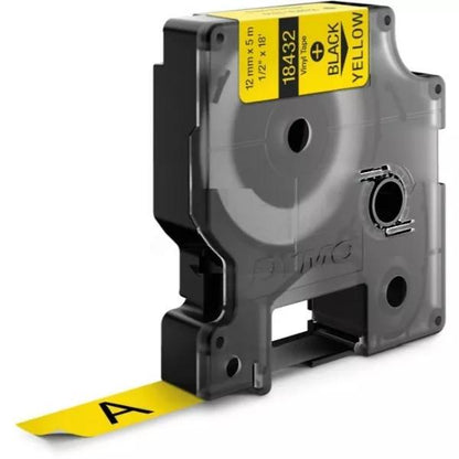 Cinta Vinilo Amarillo 12mm Dymo - MarchanteMX