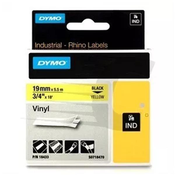 Cinta Vinilo Amarillo 19mm Dymo - MarchanteMX