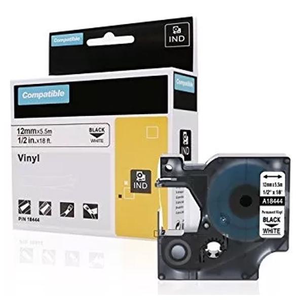 Cinta Vinilo Blanco 12mm Dymo - MarchanteMX