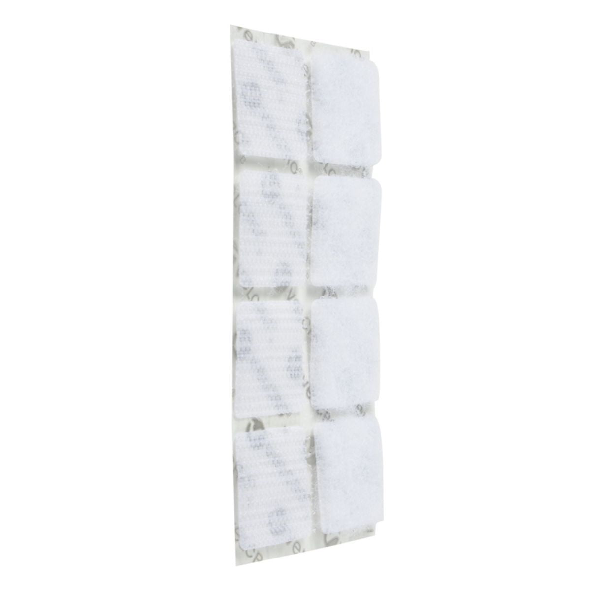 12 Pack Cuadros Adheribles VELCRO® Sujetador organizador Blanco - MarchanteMX