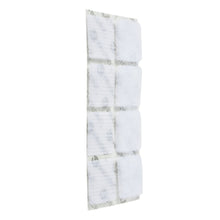12 Pack Cuadros Adheribles VELCRO® Sujetador organizador Blanco - MarchanteMX