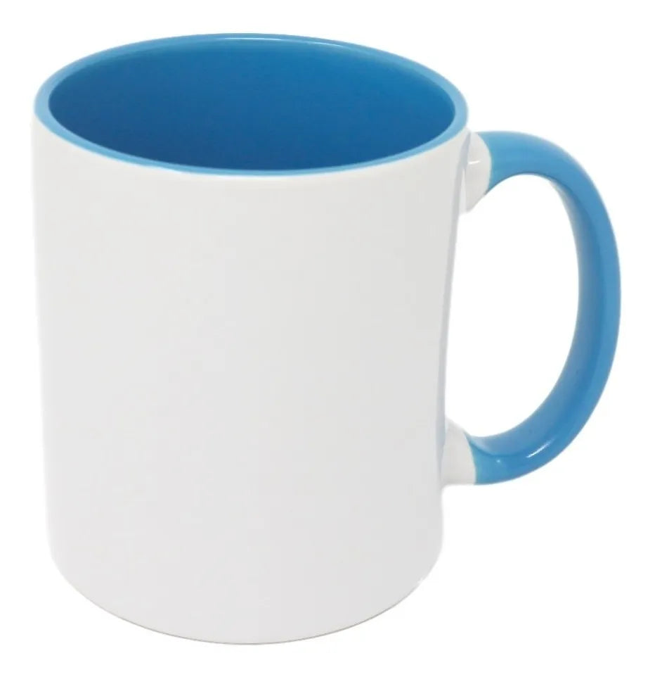 Taza Color Interno Y Asa 11 Oz. para Sublimación Color Make