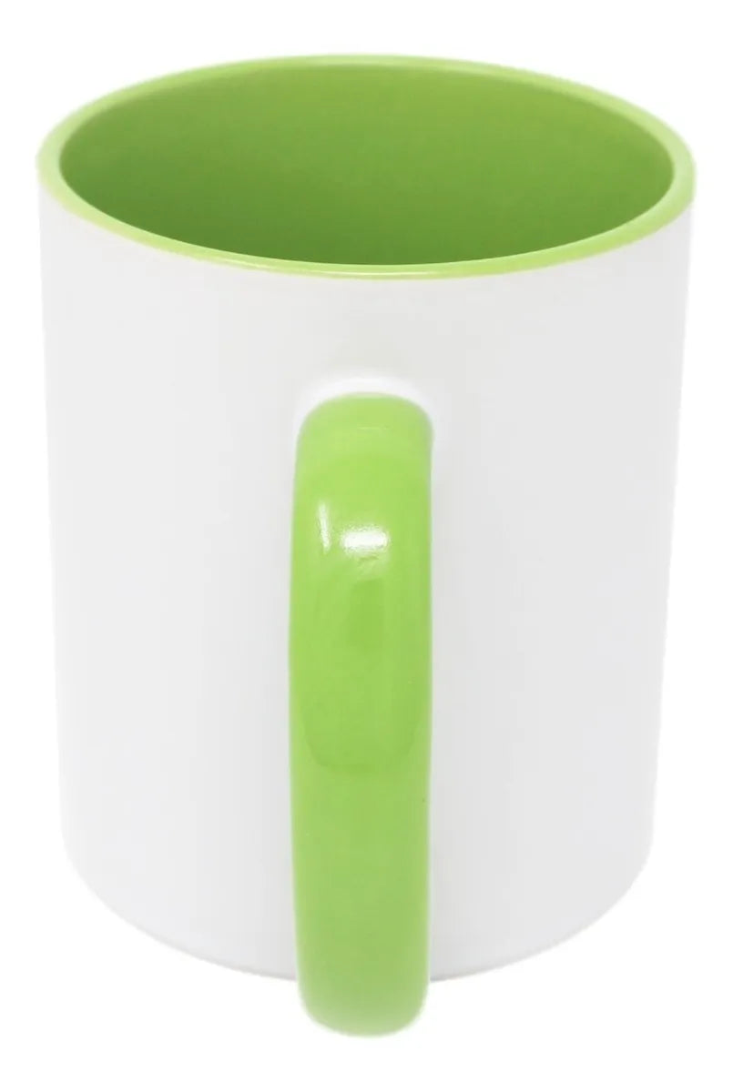 Taza Color Interno Y Asa 11 Oz. para Sublimación Color Make