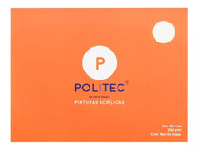 Block Para Pintura Acrílica Politec 23 X 30.5 Cms 20 Hojas