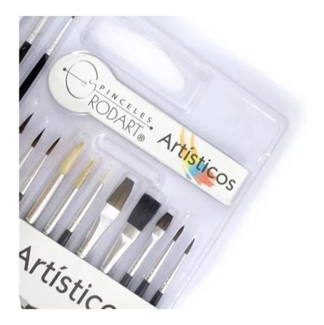 Kit 15 Pinceles Pintura Rodin Óleo Acrílico Acuarelas Arte