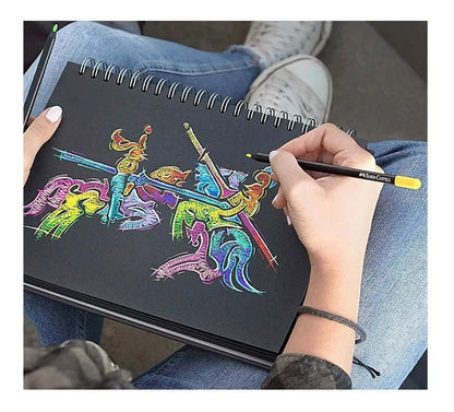 Lápices de Colores Faber Castell Super Soft Black Edition 24 Colores - MarchanteMX