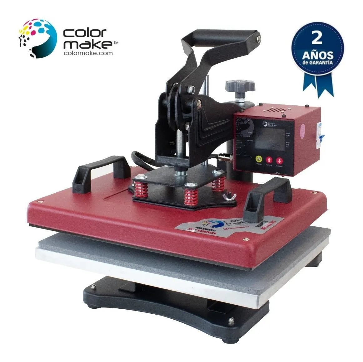 Plancha Plana Manual Color Make Serie Pro 2.0 29 X 38 Cms