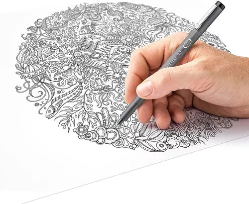 Kit Estilógrafo Staedtler Tinta Negra Puntas Diferentes 8 Pz
