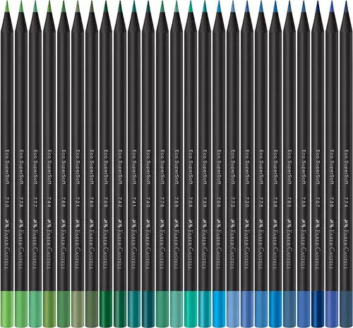 Lápices de Colores Faber Castell Super Soft Black Edition 100 Pz - MarchanteMX