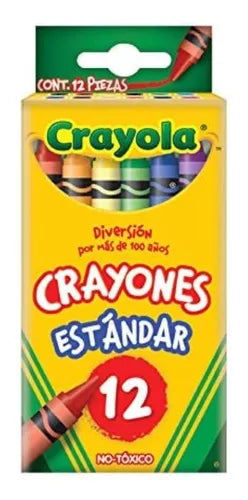 Crayones Crayola Estándar Estuche Con 12 Colores Diferentes - MarchanteMX