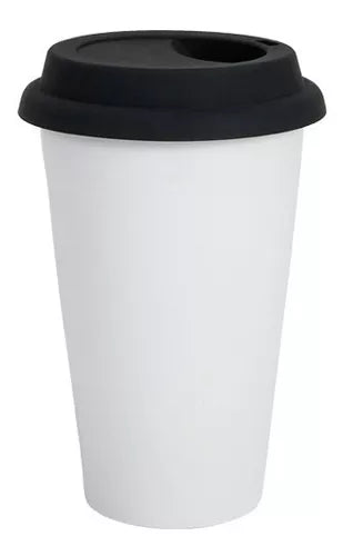 Vaso Cónico Tapa De Silicón Cerámica Color Make