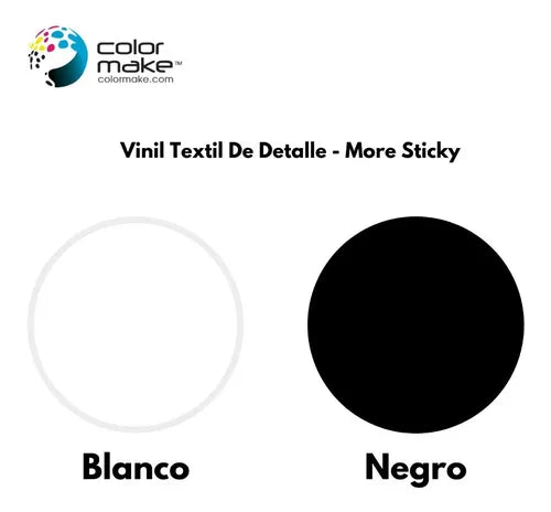 Vinil Textil De Detalle More Sticky Color Make 51 Cms de Ancho