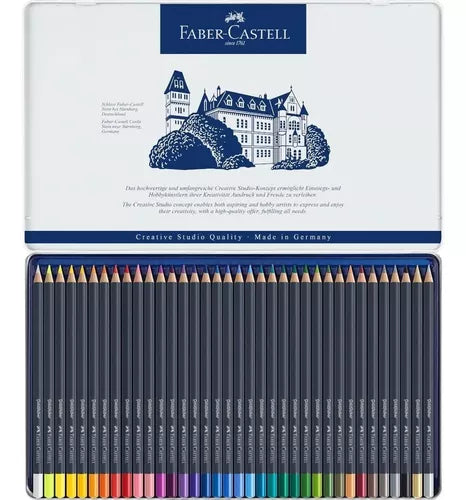 Lápices De Colores Faber Castell Profesional Goldfaber 36 Pz - MarchanteMX