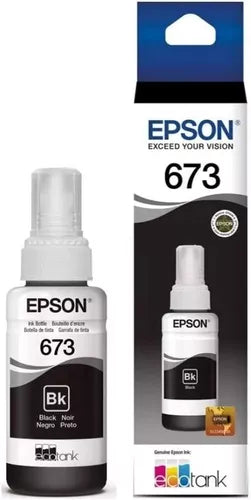 Kit 6 Tintas Epson T673 Ecotank L800 L805 L810 L850 L1800