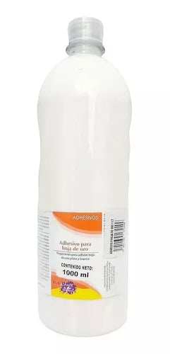 Pegamento Adhesivo Para Hoja Oro O Plata Policraft 1 Litro